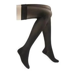 Eversheer Thigh 20-30mmHg Medium, Long, Closed Toe, Womens, Black