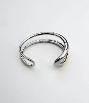 FORMATION WRIST CUFF- SILVER