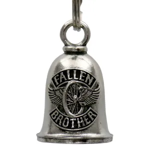 Milwaukee Leather MLB9098 Fallen Brothers Motorcycle Good Luck Bell w/ Key Ring-Key Chain Accessory for Bikers