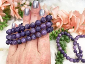 Purple Lepidolite Bracelet